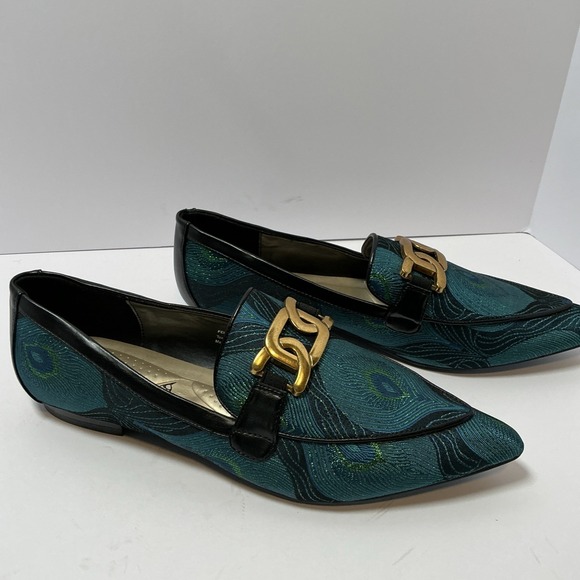 Bellini Women's Felix Flats Teal/Green/Peacock Size 13W - Picture 4 of 7